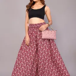 vj fashion Printed Flared Palazzos image 4
