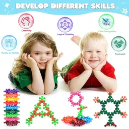 gamloid New creative 100 pcs Preschool Interlocking Building blocks puzzle for kids Toys image 4