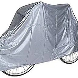 ss gupta traders Universal Waterproof Cycle Cover/Bicycle Cover for All Cycles (Silver S03) Bicycle Cover Free Size image 1