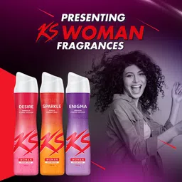 ks woman Sparkle Perfume Deodorant Spray - For Women image 5