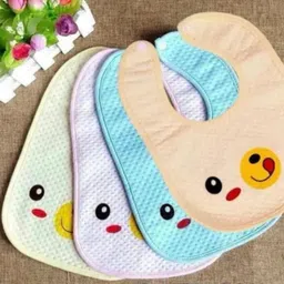 vachhraj enterprise 3 pic new bib for baby buttion bib pack of 3-picture-27