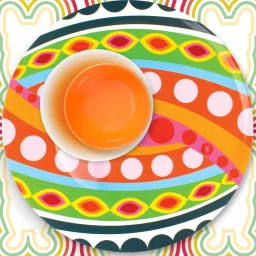 blank slate home French Bull- Tropic Fantasia Multicolour Melamine Dinner Plate image 3