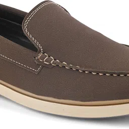 roadster Men Brown Solid Suede Casual Slip On Comfortable Penny Moccasins Loafers Shoes Loafers For Men image 3