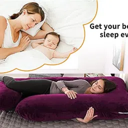garps Microfibre Solid Pregnancy Pillow Pack of 1 image 3