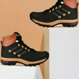 aadi Synthetic |Lightweight|Comfort|Summer|Trendy|Walking|Outdoor|Daily Use Boots For Men image 3