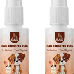 unitailz Hair Toner Spray for Dog & Cat | Cleans & Strengthening, Hair Fall Control, 120 ml Pet Coat Cleanser image 1