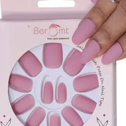 BEROMT 12 Pcs Long-Lasting Premium Matte Salon Finish Press On Nails - Shade 471 image 1