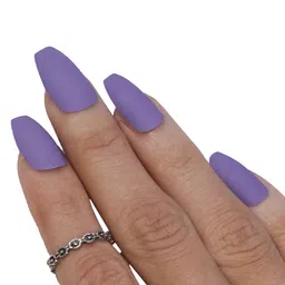 BEROMT 12 Pcs Long-Lasting Premium Matte Salon Finish Press On Nails - Shade 474 image 2