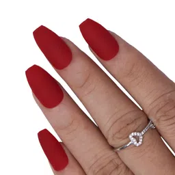 BEROMT 12 Pcs Long-Lasting Premium Matte Salon Finish Press On Nails - Shade 459 image 2