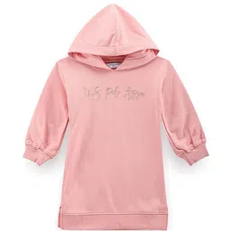 U.S. Polo Assn. Kids Girls Hooded Cotton Dress-picture-20