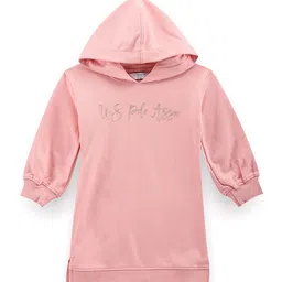 U.S. Polo Assn. Kids Girls Hooded Cotton Dress-picture-45