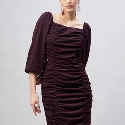 Marie Claire Sheath Ruched Dress-picture-28
