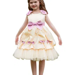 StyleCast Girls Champagne Bow Balloon Dress-picture-37