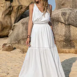 JC Mode V-Neck Maxi Dress-picture-29