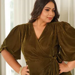 NANGALIA RUCHIRA Women Wrap Maxi Dress-picture-19