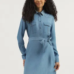 United Colors of Benetton Long Sleeves Shirt Dress-picture-44
