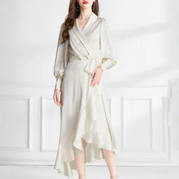 JC Collection Tie Ups Wrap Dress-picture-36