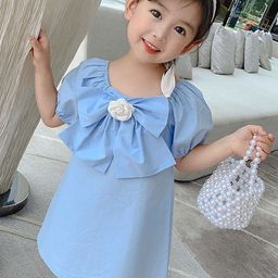 StyleCast x Revolte Bow detail Puff Sleeves A-Line Dress-picture-42