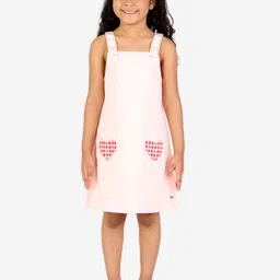 White Dahlia Pink A-Line Dress-image-52