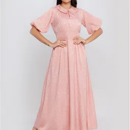 Zink London Pink Maxi Dress-picture-40