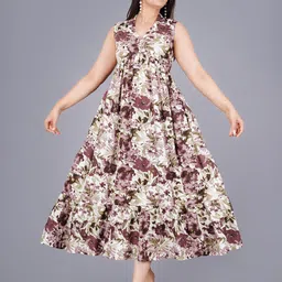 Mintmarie Floral Print Maxi Dress image 1