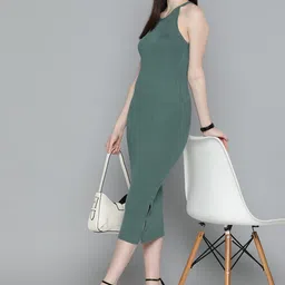 Chemistry Ribbed Midi Bodycon Dress-picture-21