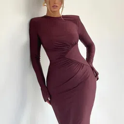 StyleCast Satin Bodycon Dress-picture-30