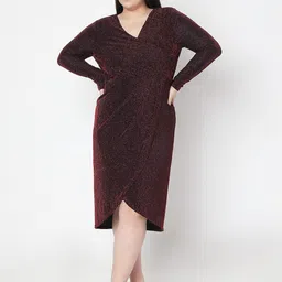VERO MODA CURVE Women Fit & Flare Midi Dress-picture-40
