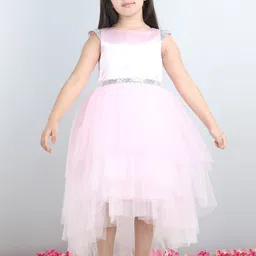 Toy Balloon kids Girls Net Fit & Flare Midi Dress-picture-24