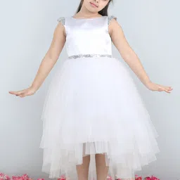 Toy Balloon kids Girls Net Fit & Flare Midi Dress-picture-10