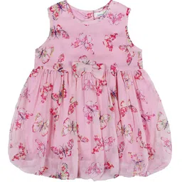 BAESD Girls Floral Print Chiffon Fit & Flare Dress-picture-33