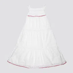 mothercare Girls Self Design Schiffli Cotton A-Line Dress-picture-20