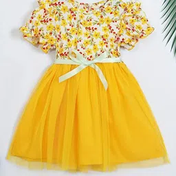 BAESD Floral Printed Fit & Flare Dress With Belt-picture-35