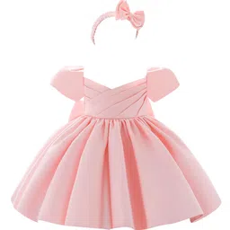 StyleCast Girls Pink Off Shoulder Fit & Flare Dress-picture-10