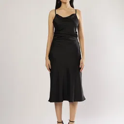 PEACH & PANDA Women A-Line Midi Dress image 1