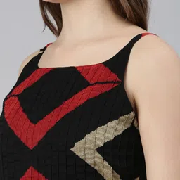 Souchii Printed Fit & Flared Maxi Ethnic Dress image 2