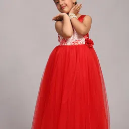 Toy Balloon kids Applique Net Fit & Flare Maxi Dress image 2