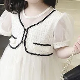 StyleCast x Revolte Puff Sleeve Fit & Flare Dress image 2