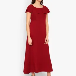 Indietoga Plus Size Ruffles A-Line Maxi Dress image 3