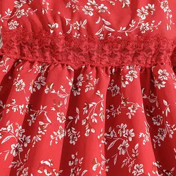 INCLUD Floral Print Halter Neck Fit & Flare Dress image 3