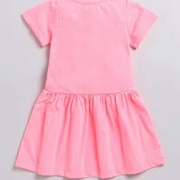 Lazy Shark Girls Unicon Printed Cotton Fit & Flare Dress image 4