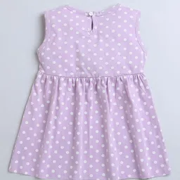 BUMZEE Polka Dot Cotton Print Fit & Flare Dress image 4