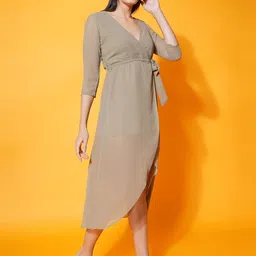 BAESD Georgette Midi Dress image 3