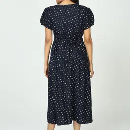 9shines Label Printed Maternity A-line Midi Dress image 2