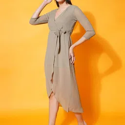 BAESD Georgette Midi Dress image 4