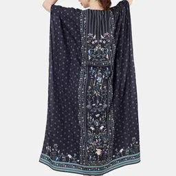 Sukshat Ethnic Motifs Printed Midi Kaftan Dress image 3