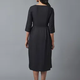 W Grey Empire Midi Dress image 5
