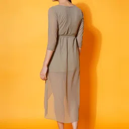 BAESD Georgette Midi Dress image 5