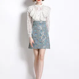JC Collection Floral Print A-Line Dress image 4