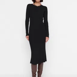 Trendyol Sweater Acrylic Midi Dress image 1